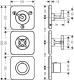 Photo Exterior of thermostat Axor Citterio E 36704000