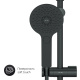 Photo shower column AM.PM Inspire V2.0 F0750A522 with thermostat matte black