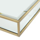 Photo Tortona L coffee table (brass)