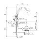 Photo Stella Eccelsa sink mixer EC 00006 AU00 gold