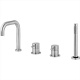 Photo Bath mixer Cisal Xion XI001260D1 steel