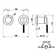 Photo Shower mixer Gessi Ingranaggio 63580#299 black matte