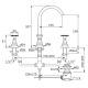 Photo Stella Titian sink mixer TT 00015 AU02 gold