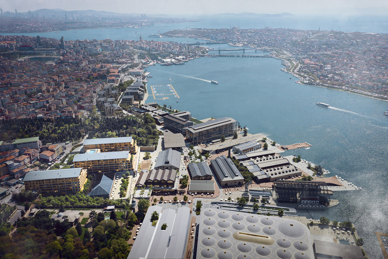 Ultra-modern complex with historical heritage