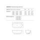 Photo Dea Design Shadow 165x82x52 DD8619 1650 18 white