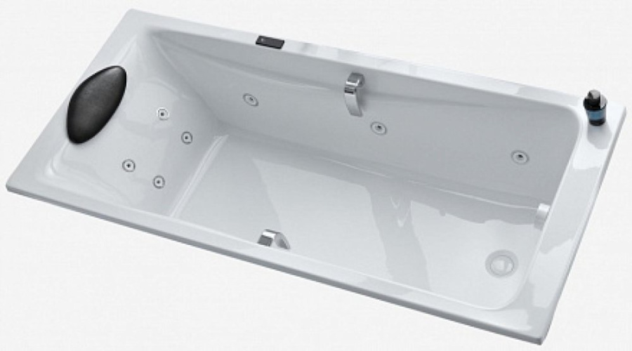 Photo Acrylic bath Jacob Delafon Odeon Up 170x75 E5BC2210-00 with luxe system