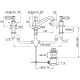 Photo Stella Eccelsa Leve sink mixer EL 00013 AU00 gold