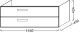 Photo Bathroom under the sink 120 cm Jacob Delafon Rythmik EB1305-N18 white shiny
