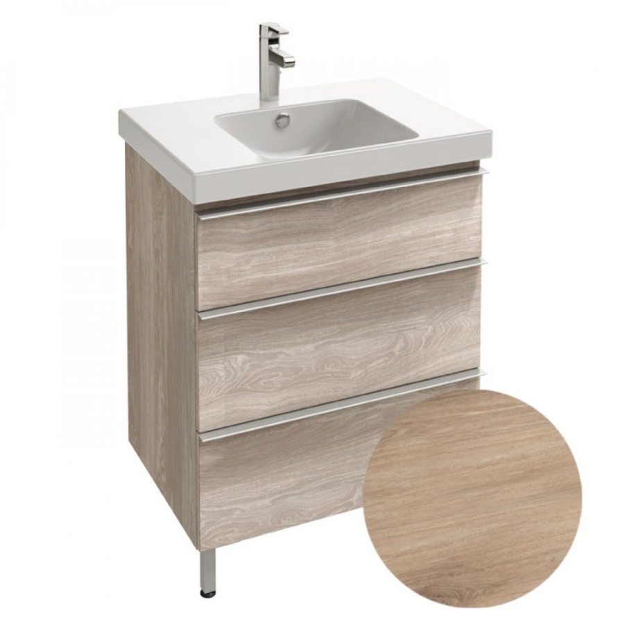 Photo Cube under the sink 65 cm Jacob Delafon Odeon Up EB992-E10 Quebec oak