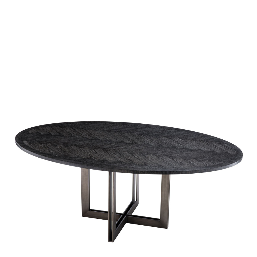 Photo MeLCHIOR OVAL dining table (Bronze)