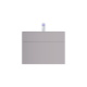 Photo The cabinet under the sink AM.PM Inspire V2.0 M50AFHX0803EGM 80 cm gray matte