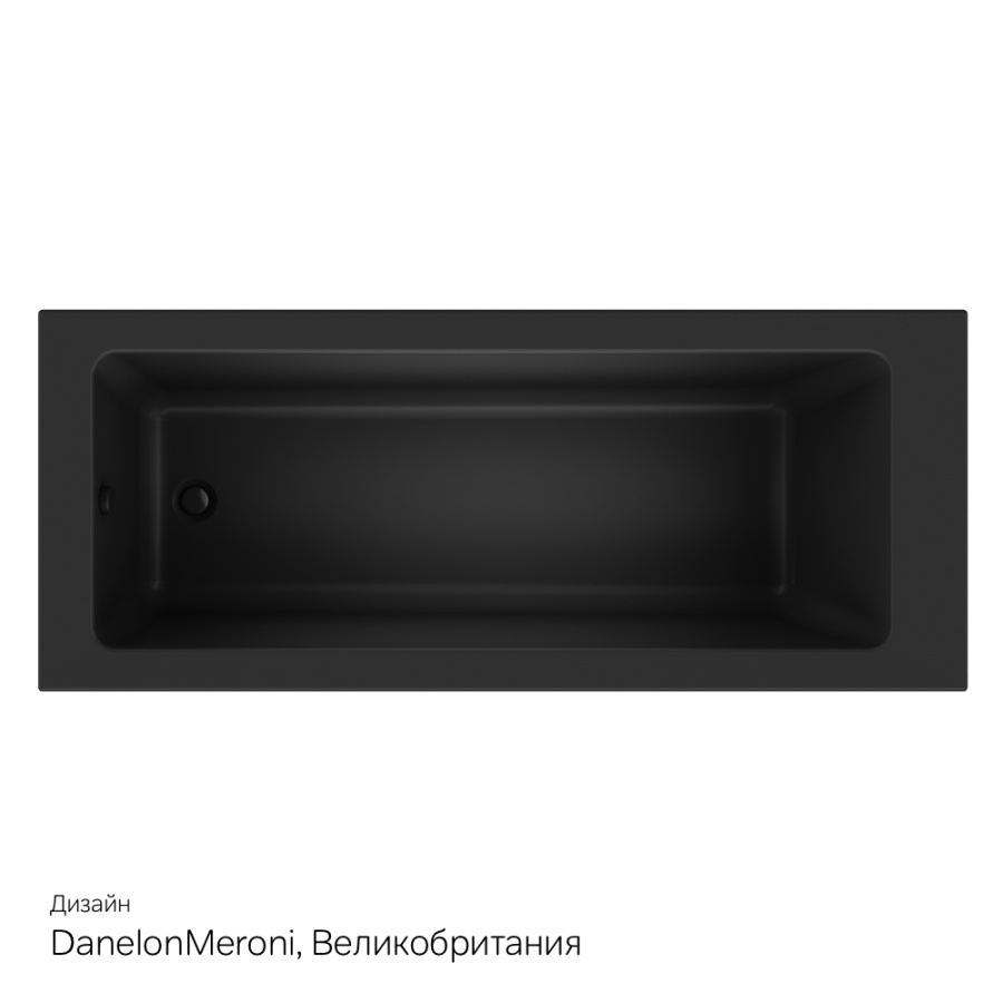 Photo Acrylic bath AM.PM Gem S 170x70 W93A-170-070B-A black
