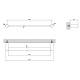 Photo Towel holder Gessi 316 45 cm 54800#707 black