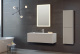 Photo Orka Cube sink cabinet 100 3000378 beige matte/white
