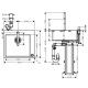 Photo Kitchen combination hansgrohe C71-F450-06 43201800 steel