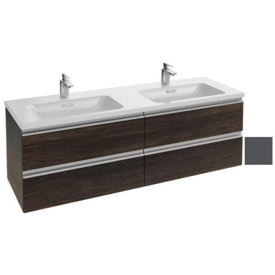Photo Bathroom under the sink 140 cm Jacob Delafon Vox EB2020-RA-442 gray anthracite lacquer