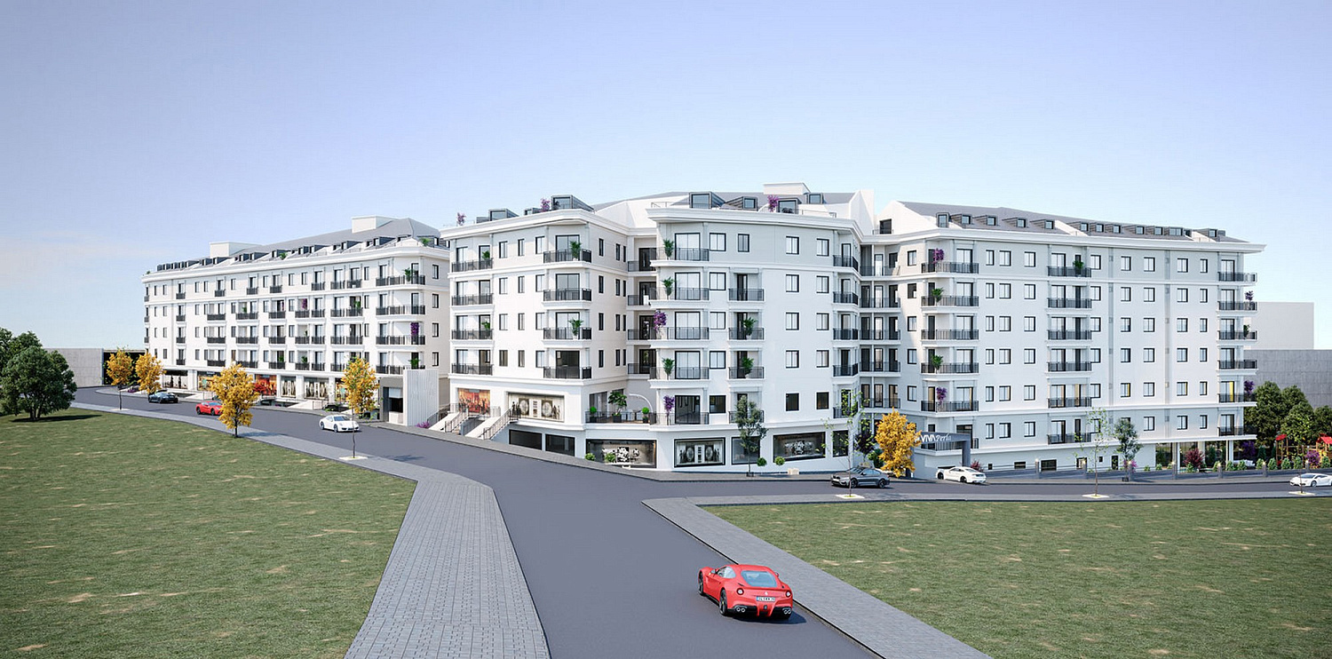Family residential complex with infrastructure