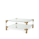 Photo Royalton coffee table (brass)