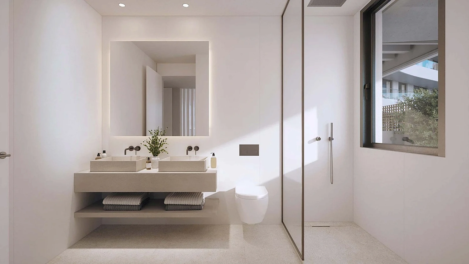 Apartment with sea view in Malaga in the project "Termica Beach"