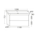 Photo Burgbad Iveo 120 SFEN120F2833G0161C0001*1 white glossy