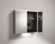 Photo Burgbad Eqio 90 SPGT090F2010 mirror cabinet with backlit
