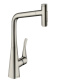 Photo Kitchen mixer hansgrohe Metris Select M71 320 73816800 with exhaust shower, 2jet, sBox, steel