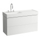 Photo Laufen Kartell sink cabinet 118 4.0764.8.033.640.1 white