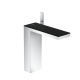 Photo Axor MyEdition 47020600 chrome/black glass sink mixer