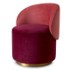 Photo Rotating Greer chair (burgundy)