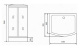 Photo Shower cabin Timo Standard T-1115