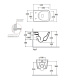 Photo Globo Stone STS05AR Black Suspension Toilet