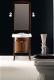 Photo The cabinet under the sink of KERASAN Retro 73 734940 noce