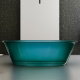 Photo Transparent bath Abber Kristall 170x75 AT9707Aquamarin Turquoise