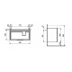 Photo Laufen Kartell sink cabinet 90 4.0760.2.033.635.1 orange