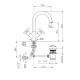 Photo Nicolazzi Mac Kinley sink mixer 05 2236GO29 gold