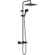 Photo Shower stand hansgrohe Vernis Blend Showerpipe 240 1jet EcoSmart 26429670 black matte