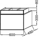 Photo 60 cm sink cabinet Jacob Delafon Terrace EB1185-M61, soft black