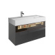 Photo Burgbad Yumo 101 SFMX102F3194C0001*1 gray glossy shell
