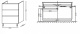 Photo Bathroom under the sink 60 cm Jacob Delafon Vox EB3000-R1-442 curved handles, gray anthracite