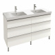 Photo Bathroom under the sink 135 cm Jacob Delafon Odeon Up EB996-N18 white shiny