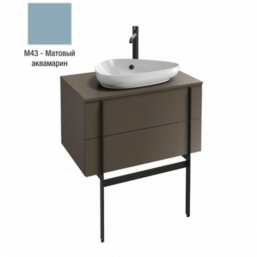 Photo Bathroom under the sink 80 cm Jacob Delafon Nouvelle Vague EB3039-M43, gentle aquamarine