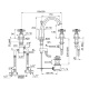 Photo Stella Eccelsa sink mixer EC 00016 AU00 gold